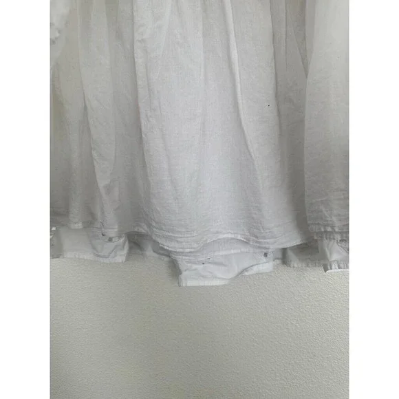 Ralph Lauren Black Label Women's Eyelit Mini Skirt Cotton White Size Large - Picture 3 of 9